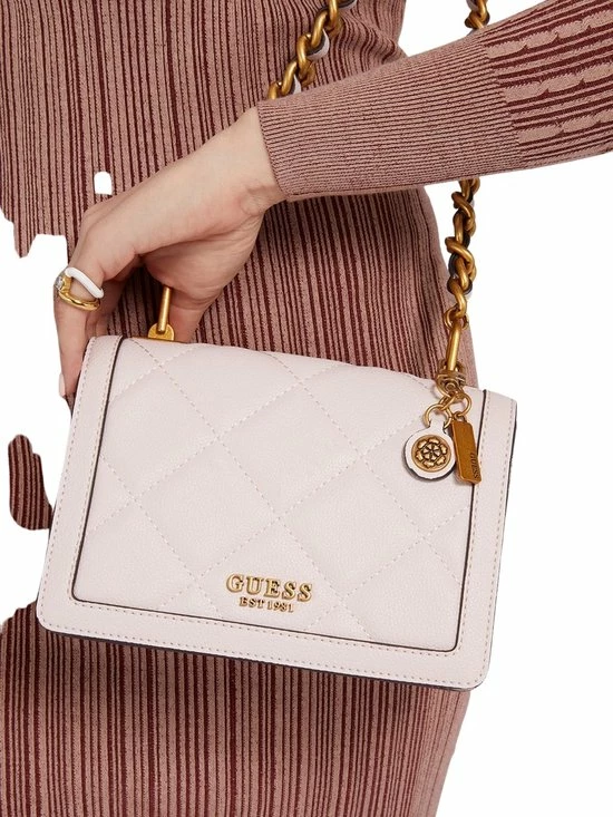 Gloednieuw π Guess Abey Dames Crossbodytas - Nude π 6 Gloednieuw π Guess Abey Dames Crossbodytas - Nude π - Afbeelding 4