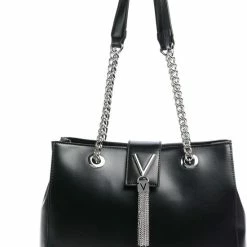 Uitgang 🎉 Valentino Bags Divina Na Dames Schoudertas - Zwart 😍