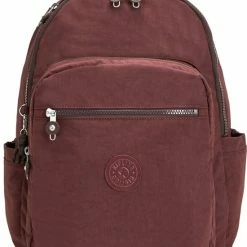 Gloednieuw 🔥 Kipling SEOUL Unisex Rugzak - Mahogany 🤩