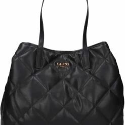 Goedkoopste 🔥 Guess Vikky Tote Dames Shopper - Zwart - Maat Geen 🛒 -Tassen-Dames Winkel 550x740