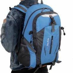 Coupon 🔥 Faseras Outdoor Camping Rugzak - 17 Inch Laptopvak - Waterafstotend - Wandel Rugzak - Blauw - 40L 👍 -Tassen-Dames Winkel 550x741 3