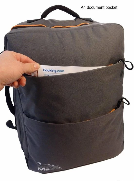 Korting π Cabin Max CabinMax π Handbagage - Rugzak 40l– Schooltas Reistas - 55x40x20cm – Lichtgewicht – Grijs (Edinburgh) β¨ 7 Korting π Cabin Max CabinMax π Handbagage - Rugzak 40l– Schooltas Reistas - 55x40x20cm – Lichtgewicht – Grijs (Edinburgh) β¨ - Afbeelding 5