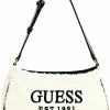 Beste deal ⭐ Guess Vikky Shoulder Bag Dames Schoudertas - Natural 🤩