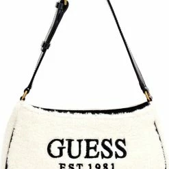 Beste deal โญ Guess Vikky Shoulder Bag Dames Schoudertas - Natural ๐คฉ