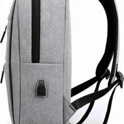 Promo 🥰 Faseras Moderne Rugzak - Anti Diefstal Rugzak - Schooltas - Rugtas - Laptoptas - Incl. Laptopvak T/m 15.6 Inch - Met USB Laadpoort - Grijs - 20L 👏 -Tassen-Dames Winkel 550x742 7