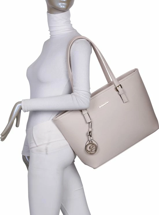 Goedkoop π Merkloos Gallantry - Dames Tas Shopper Met Rits- Handtas - Schooltas - Werktas - Geschikt Voor A4 - Beige π 9 Goedkoop π Merkloos Gallantry - Dames Tas Shopper Met Rits- Handtas - Schooltas - Werktas - Geschikt Voor A4 - Beige π - Afbeelding 8