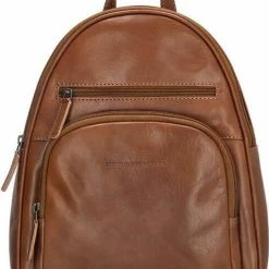 Beste Verkoop 🌟 Old West Leren Dames Rugzak San Antonio M - Bruin 🧨 -Tassen-Dames Winkel 550x745 1