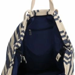 Begroting 🎁 PE Florence PE-Florence Leisure Strandtas - Navy / Crème ✔️ -Tassen-Dames Winkel 550x745 7