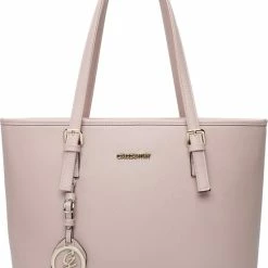 Beste Verkoop โ๏ธ Merkloos Gallantry - Dames Tas Shopper Met Rits - Handtas - Schooltas - Werktas - Geschikt Voor A4 - Pink ๐งจ