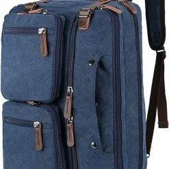 Flash-uitverkoop 🤩 Jeusin® Multifunctionele Comfortabele Laptoptas 3-in-1 Rugtas - Schoudertas - Voor 17,3-inch Laptop Formaat - Blauw ⭐ -Tassen-Dames Winkel 550x746 7