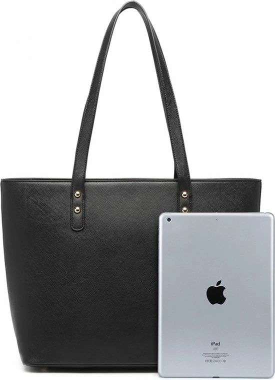 Groothandel ๐ฅฐ Miss Lulu Handtas | Crossbodytas | Clutch | Portemonnee - Damestas 4-delige Set - Kunstleer - Grote Capaciteit - Zwart (LG6931 BK) ๐ 10 Groothandel ๐ฅฐ Miss Lulu Handtas | Crossbodytas | Clutch | Portemonnee - Damestas 4-delige Set - Kunstleer - Grote Capaciteit - Zwart (LG6931 BK) ๐ - Afbeelding 8