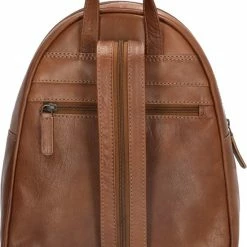 Beste Verkoop 🌟 Old West Leren Dames Rugzak San Antonio M - Bruin 🧨 -Tassen-Dames Winkel 550x760 4