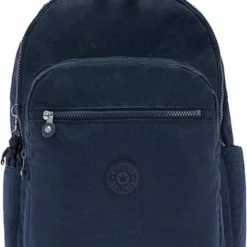 Nieuw 🎁 Kipling Seoul Rugzak - 27 Liter - Blue Bleu 2 ❤️