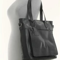 Korting 🌟 Burkely Vintage Jade Laptopshopper - Schoudertas - Zwart 😍 -Tassen-Dames Winkel 550x764 8