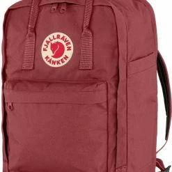 Beste Verkoop 👍 Fjallraven Fjällräven Kånken Laptop 17" Unisex Rugzak - Ox Red 😉 -Tassen-Dames Winkel 550x771 4