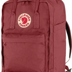 Beste Verkoop 👍 Fjallraven Fjällräven Kånken Laptop 17" Unisex Rugzak - Ox Red 😉 -Tassen-Dames Winkel 550x771 5