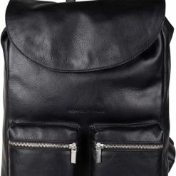 Korting 👏 Cowboysbag Dames Rugzak Leer - Zwart ✔️