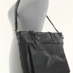 Korting 🌟 Burkely Vintage Jade Laptopshopper - Schoudertas - Zwart 😍 -Tassen-Dames Winkel 550x777 4