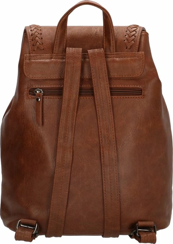 Nieuw βοΈ Enrico Benetti Nora 66547 Dames Rugtas Rugzak Vlechtwerk Bohemian - Cognac π 6 Nieuw βοΈ Enrico Benetti Nora 66547 Dames Rugtas Rugzak Vlechtwerk Bohemian - Cognac π - Afbeelding 4