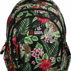 Coupon ⌛ Enrico Benetti Capetown Laptoprugzak 46170 - 15" Laptopvak - 30 Liter - Jungle Print 🌟