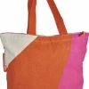 Gloednieuw ✔️ Duurzame Tas Van NoMorePlastic - Magenta Orange - Shopper Met Rits - Strandtas Met Rits - Tas Met Rits - Gemaakt Van Gerecycled Katoen - Sinterklaas Cadeau Vrouw 🤩 -Tassen-Dames Winkel 550x782 5