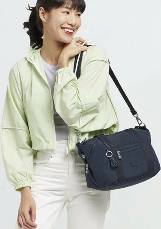 Groothandel ⌛ Kipling Grote Schoudertas / Crossbody Tas Dames - Polyamide - Art Mini - Blauw ❤️ 11 Groothandel ⌛ Kipling Grote Schoudertas / Crossbody Tas Dames - Polyamide - Art Mini - Blauw ❤️ - Afbeelding 9