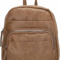 Goedkoopste 👏 Enrico Benetti Zoë Dames Rugzak Klein - Kunstleer - Camel 🧨