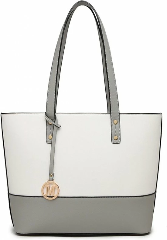 Gloednieuw π Miss Lulu Handtas - Handtassen Dames - Schoudertassen Vrouw - Crossbody - Clutch - Grijs (LG2023 GY/WE) π 4 Gloednieuw π Miss Lulu Handtas - Handtassen Dames - Schoudertassen Vrouw - Crossbody - Clutch - Grijs (LG2023 GY/WE) π - Afbeelding 2