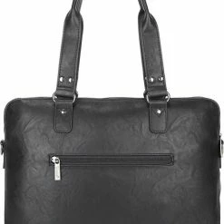 Coupon ✔️ Wimona Verona 2099 Schoudertas / Laptoptas 2 Vaks - Zwart 🔔 -Tassen-Dames Winkel 550x793 11