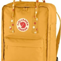 Coupon 😍 Fjallraven Fjällräven Kånken Unisex Rugzak - Ochre-Confetti Pattern 💯 -Tassen-Dames Winkel 550x796 6