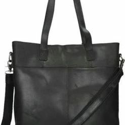 Korting 🌟 Burkely Vintage Jade Laptopshopper - Schoudertas - Zwart 😍 -Tassen-Dames Winkel 550x802 2