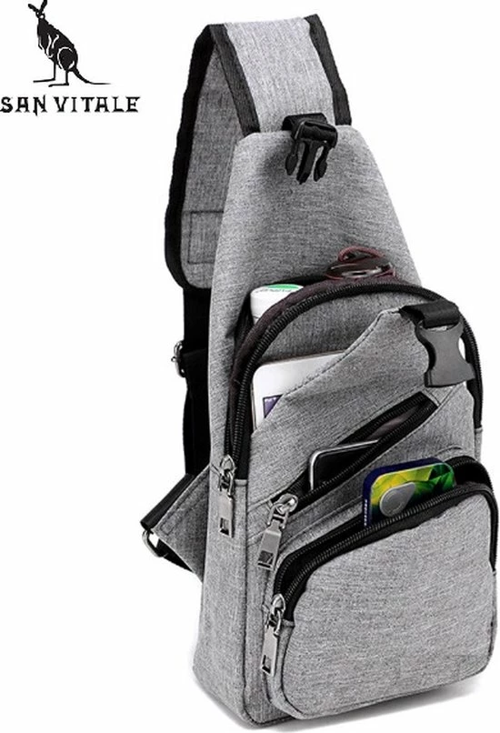 Beste recensies van ๐ San Vitale® - Slingbag - Sbag - Schoudertas - Rugzak - Crossbody Bag - Blauw ๐ 17 Beste recensies van ๐ San Vitale® - Slingbag - Sbag - Schoudertas - Rugzak - Crossbody Bag - Blauw ๐ - Afbeelding 15