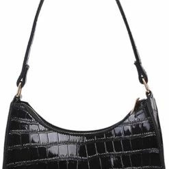 Uitgang 💯 AMODI - Handtasje - Schoudertas - Compact - Zwart 🔥