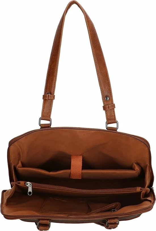 Begroting 💯 Enrico Benetti Caen 66470 Laptoptas Schoudertas - 13 Inch - Cognac 🎁 7 Begroting 💯 Enrico Benetti Caen 66470 Laptoptas Schoudertas - 13 Inch - Cognac 🎁 - Afbeelding 5