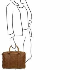 Beste deal 😀 Enrico Benetti Madrid 54539 Business Schoudertas Met 15" Laptop Vak - Zwart 👍 -Tassen-Dames Winkel 550x816 5