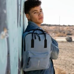 Flash-uitverkoop 🌟 New Rebels® Mart - Rugtas - Blauw - Waterbestendig - 1312108 - 17L - 28x16x39cm - Rugzak / 🎒 Backpack ❤️ -Tassen-Dames Winkel 550x824 15