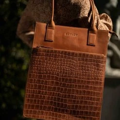 Beste Pirce ✔️ DSTRCT Limited Croco Shopper Laptoptas Zwart 🎉 -Tassen-Dames Winkel 550x824