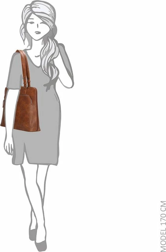 Begroting 💯 Enrico Benetti Caen 66470 Laptoptas Schoudertas - 13 Inch - Cognac 🎁 4 Begroting 💯 Enrico Benetti Caen 66470 Laptoptas Schoudertas - 13 Inch - Cognac 🎁 - Afbeelding 2