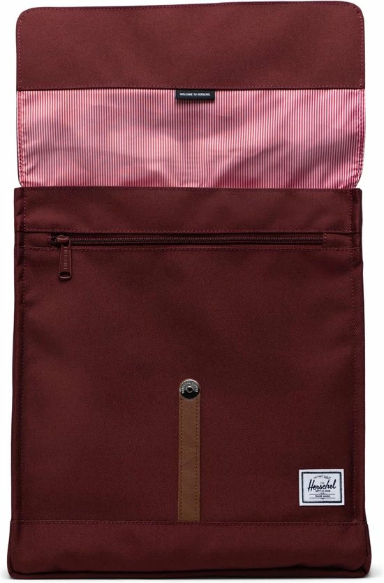 Flash-uitverkoop ✨ Herschel City Mid-Volume - Port / Prachtige Rugzak Met 1 Magnetische Sluiting, Intern Opbergvak En 14L Opbergruimte / Met Levenslange Fabrieksgarantie / Limited Lifetime Warranty / Bordeaux ⌛ 4 Flash-uitverkoop ✨ Herschel City Mid-Volume - Port / Prachtige Rugzak Met 1 Magnetische Sluiting, Intern Opbergvak En 14L Opbergruimte / Met Levenslange Fabrieksgarantie / Limited Lifetime Warranty / Bordeaux ⌛ - Afbeelding 2
