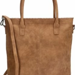 Groothandel ❤️ Zebra Trends Grote Shopper / Schoudertas / Tas Dames - Natural Bag Kartel Rits - Bruin 🌟
