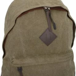 Nieuw 🤩 Active Sport Active Rugzak Canvas - Rugtas - Olijfgroen - 2 Vakken - 20 Liter ❤️